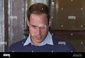 Prince William leaves the King Edward VII hospital this evening after ...