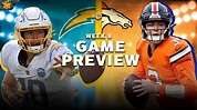 Chargers at Broncos: Week 8 Game Preview | Director's Cut - YouTube