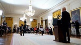 First Biden press conference: President pressed over crisis at the ...