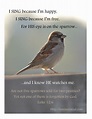 His Eye is on the Sparrow | Seminary Gal His Eye is on the Sparrow ...
