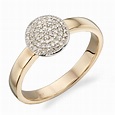 Circle Diamond Ring | Autumn and May | Gold Designer Jewellery