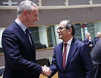 Euro zone finance ministers meeting held in Brussels, Belgium - Xinhua ...