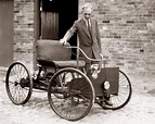 Henry Ford with his first automobile, 1896 | Henry ford, Ford classic ...