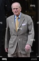 Prince Philip leaves King Edward VII Hospital in London today after ...