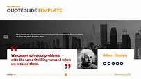 Quote Slide | Quoation Template | Download & Edit | PowerSlides®