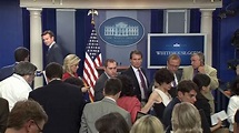 White House Press Room Evacuated After Threat | US News | Sky News