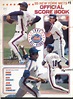 New York Mets Official Score Book 1985 Phillies