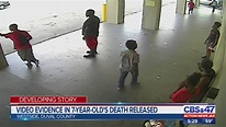 Newly released surveillance video shows what happened after 7-year-old ...