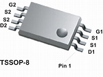 FDW2520C - Onsemi - Dual MOSFET, Complementary N and P Channel, 20 V
