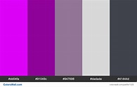 Modern poster palette #dd04fa, #91049c, #947698 - ColorsWall