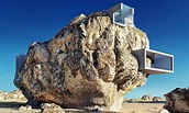 The ‘House Inside a Rock’ Concept Is Built into a Rock Formation | Cool ...