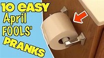 10 Easy April Fools' Day Pranks Anyone Can Do - HOW TO PRANK (Evil ...