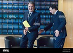 European Commission President Jose Manuel Barroso (L) welcomes former ...