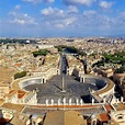 Vatican City + Rome. The Saint Peter's Square from the Saint Peter's ...
