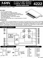 MSK4222 datasheet - 75 V, 8A MOSFET H-bridge PWM Motor Driver/amplifier