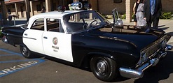 1950's LAPD black and white police car | Police cars, Old police cars ...