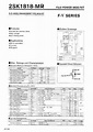 2SK1819-01MR MOSFET Datasheet pdf - Equivalent. Cross Reference Search