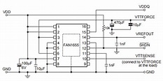 Typical Application Circuit for FAN1655 3A DDR Bus Termination ...