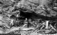 Photo of Downderry, Cave Dwellers 1901 - Francis Frith