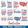 Art & Collectibles Drawing & Illustration Digital 4th of July Svg ...