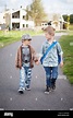 Boys walking Stock Photo - Alamy