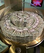 What $1 million dollars looks like in $20 bills; displayed at the ...