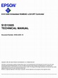 EPSON S1D13505 TECHNICAL MANUAL Pdf Download | ManualsLib