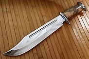 Custom Dundee Style Bowie Knife by Cote Custom Knives | CustomMade.com