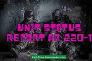 Unit Status Report AR 220-1