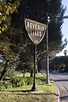 Iconic sign for the town of Beverly Hills, an affluent city in Los ...