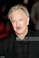 Alan Rickman attends the World Premiere of Gambit at Empire Leicester ...