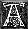 A, Ornate initial | ClipArt ETC