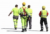 group of construction workers walking - VIShopper