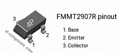 FMMT2907R pnp smd sot-23 transistor complementary npn, replacement ...