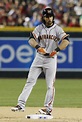San Francisco Giants' Angel Pagan celebrates his double during the ...