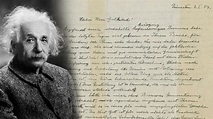 Einstein’s 'God letter' hits auction block Dec. 4