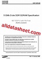 K4H510838D Datasheet(PDF) - Samsung semiconductor