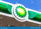 BP - British Petroleum Petrol Station Logo Over Blue Sky Editorial ...