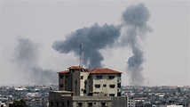 Israel bombs Gaza after mortar shells fired from strip