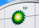 BP - British Petroleum Petrol Station Logo Over Blue Sky Editorial ...