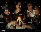 The Pakistani women activists light candles for the victims of torture ...