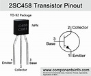 2SC458 Pinout, Equivalent, Features, Applications and Other Details