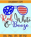 Red White And Booze SVG, 4th Of July SVG, Fourth Of July SVG, Funny 4th ...