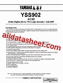 YSS902 Datasheet(PDF) - YAMAHA CORPORATION