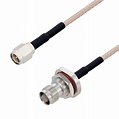 SMA Male to TNC Female Bulkhead Cable M17/113-RG316 Coax