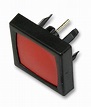 1241.1100.7093 MCS switch 18mm Square Panel Mount Red