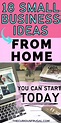 18 Small Business Ideas from Home the World Needs Now - Money tips for moms
