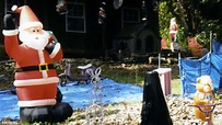 Man terrorizes neighborhood with hostile anti-holiday display - ABC7 ...