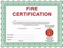 Fire Safety Certificate - Bank2home.com