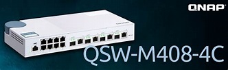 Uр Tо 50% оƒƒ QNAP QSW-M408-4C 10GbE Managed Switch, with 4-Port 10GbE ...
